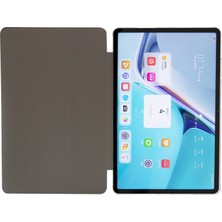 Xinghai Digital1 Huawei Matepad Pro 11(2022)İPEK Doku Koruyucu Kılıf Pu Deri Üç Katlı Stand Folyosu Kapak-Beyaz (Yurt Dışından)