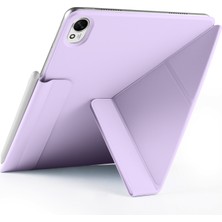 Xinghai Digital1 Huawei Matepad 11.5 S/matepad 11.5 Kılıf Origami Standı Manyetik Deri Tablet Kapağı-Mor (Yurt Dışından)