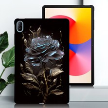 Xinghai Digital1 Huawei Matepad Se 11 Için Tpu Kılıf Desen Baskı Ince Tablet Koruyucu Kapak-Gri Gül (Yurt Dışından)