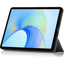 Xinghai Digital1 Honor Pad X9/pad X8 Pro Için Üç Katlı Stand Kılıfı, Pu Deri Koruyucu Tablet Kapağı-Gri (Yurt Dışından)