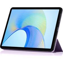 Xinghai Digital1 Üç Katlı Stand Kılıfı Honor Pad X9/pad X8 Pro,pu Deri Koruyucu Tablet Kapağı-Mor (Yurt Dışından)