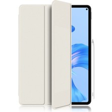 Xinghai Digital1 Huawei Matepad Pro 11(2022)FOLIO Flip Düşmeyi Önleyici Koruyucu Kapak Tpu+Pu Deri Cilt Dokunuşlu Tablet Kılıfı, Üç Katlı Stand-Beyaz (Yurt Dışından)