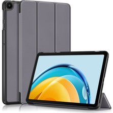 Xinghai Digital1 Huawei Matepad Se Için 10.4 Inç Pu Deri Tablet Kılıfı Üç Katlı Stand Anti-Damla Tablet Kapağı-Gri (Yurt Dışından)