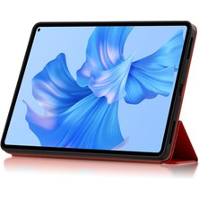 Xinghai Digital1 Huawei Matepad Pro 11(2022)FOLIO Flip Anti-Düşme Koruyucu Kapak Tpu+Pu Deri Cilt Dokunuşlu Tablet Kılıfı, Üç Katlı Stand-Kırmızı (Yurt Dışından)