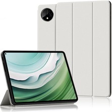 Xinghai Digital1 Huawei Matepad Pro 11(2024)PU Deri Kılıf Otomatik Uyandırma/uyku Üç Katlı Stand Tablet Kapağı-Beyaz (Yurt Dışından)