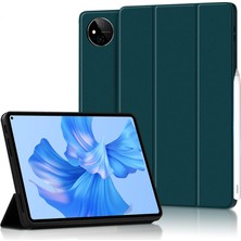 Xinghai Digital1 Huawei Matepad Pro 11 (2022) Folio Flip Düşme Önleyici Koruyucu Kapak Tpu + Pu Deri Cilt Dokunuşlu Tablet Kılıfı, Üç Katlı Stand-Yeşil (Yurt Dışından)