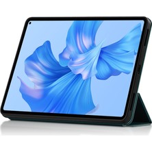 Xinghai Digital1 Huawei Matepad Pro 11 (2022) Folio Flip Düşme Önleyici Koruyucu Kapak Tpu + Pu Deri Cilt Dokunuşlu Tablet Kılıfı, Üç Katlı Stand-Yeşil (Yurt Dışından)