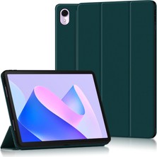 Xinghai Digital1 Tablet Kılıfı Huawei Matepad 11(2023)PU Deri Tpu Üç Katlı Stand Kapağı Koruyucu Tablet Kılıfı-Yeşil (Yurt Dışından)