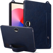 Xinghai Digital1 Honor Pad 9 Kılıf El Kayışı Kickstand Deri Tablet Kapağı-Mavi Için (Yurt Dışından)