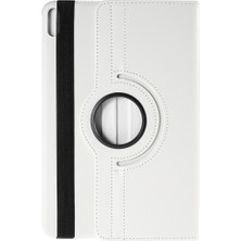 Xinghai Digital1 Litchi Texture 360 ​​derece Döner Standlı Deri Kılıf Huawei Matepad Pro 10,8 Inç-Beyaz (Yurt Dışından)