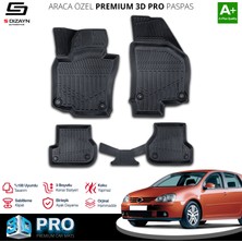 S-Dizayn Volkswagen Golf 5 3D Pro Havuzlu Paspas 2004-2008 A+ Kalite