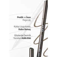 İnce Mikrofiber Fırça Uçlu, Sabitlenen Eyeliner CLIO Superproof Brush Liner Kill Ash (002 Ash Brown)