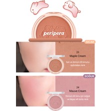 Yumuşak ve Nemli Dokulu Allık PERIPERA Pure Blushed Sunshine Cheek (#25 Maple Cream) (Tteok Recipe)