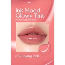 Kalıcı, Pigmentli, Parlak Bitişli Tint PERIPERA Ink Mood Glowy Tint 27 Joking Pink (Tteok Recipe)