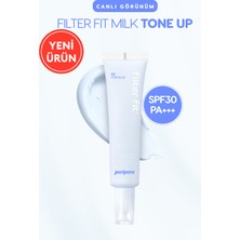 Canlı Görünüm Sunan Ton Eşitleyici Krem PERIPERA Filter Fit Milk Tone Up (002 Pure Blue) SPF30