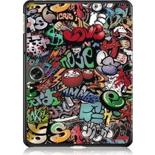 Zsykd Oneplus Pad Go / Oppo Pad Air2 / Neo Graffiti Için Deri Tablet Kılıfı (Yurt Dışından)