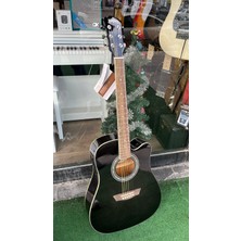 Elektro Akustik Gitar Jumbo Kasa Akustik Gitar Siyah Gitar Naturel Gitar