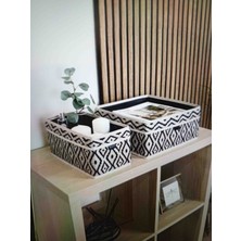 Mend Home 2'li Bohe Çekmece ve Raf Düzenleyici Kutu