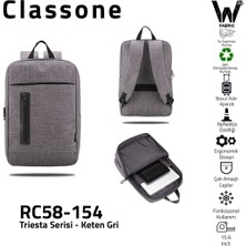 Classone RC58-154 15.6" Su Geçirmez Notebook Sırt Çantası+Kablosuz Mouse