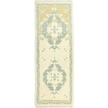 Soho Antiq Kacem Abrajlı Uşak Yolluk 64X173  cm