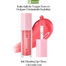 Dudaklara Dolgun ve Işıltılı Görünüm Sunan PERIPERA Ink Glasting Lip Gloss (12 Comfy Cozy)