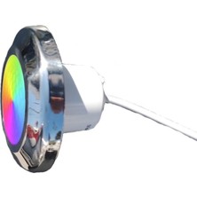 Pool Light Krom Çerçeveli Boruya Geçme Havuz Lambası Rgb 2 Kablolu