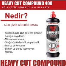 Menzerna Yeni 400 Heavy Cut Compound Ağır Çizik Giderici Kalın Pasta 1 Lt