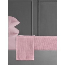Firuze Tek Kişilik Waffle Desenli Pike, Tüm Renkler Hafif Pike, 160X230 Dokuma Yatak Örtüsü Hafif Kullanım Yıkanabilir Ütü Istemez