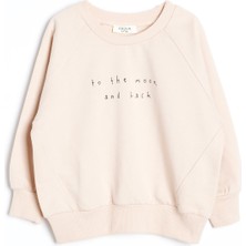 Vauva Kız Erkek Çocuk Mevsimlik Sweatshirt Baskılı Lastikli Mevsimlik Sweatshirt