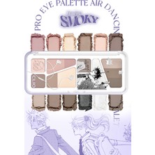 Hafif Dokulu Yoğun Renklere Sahip Göz Farı Paleti CLIO Pro Eye Palette Air (13 Dancing Smoky)