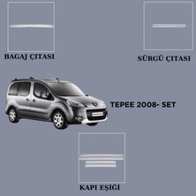 Alminox Oto Aksesuar Peugeot Partner Tepee 2008-2012 7 Prç Set