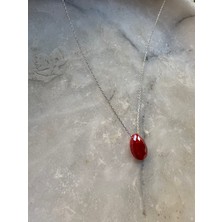 Blow Accessories 925 Ayar Gümüş Kolye Doğal Taş