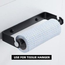 Xhltd Mutfak Plastik Wrap Raf Duvara Monte Tuvalet Rulo Kağıt Tutucu Havlu Raf Raf Banyo Doku Askısı Mutfak Depolama Askı | Duvara Monte Mutfak Rafları (Yurt Dışından)