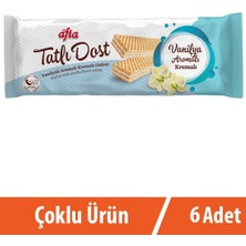 Afia Tatlı Dost Vanilya Kremalı Gofret 6x140 gr