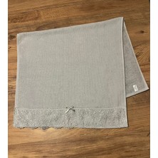 Ycn Home Pamuklu Güpürlü Çeyizlik 50 x 90 El Yüz Havlu 50*90  cm