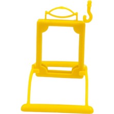 Aynalı Tünekli Salıncak Muhabbet Kuşu Oyuncak(Sarı)