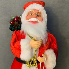 Uretti - Funda 1603 El Yapımı Noel Baba ve Ahşap Yılbaşı Kızağı
