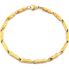 Ferizz Altın Kaplama Erkek Bileklik EBLK-512