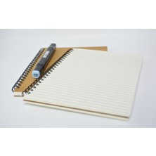 Fark Tanıtım Kraft Kapaklı 2'li Çizgili Defter