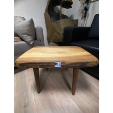Kastawoods 2230190 Ceviz El Yapımı Kütük Orta Sehpa 59 x 36  cm
