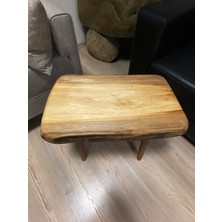 Kastawoods 2230190 Ceviz El Yapımı Kütük Orta Sehpa 59 x 36  cm
