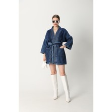 Modesto Denim Kimono Mavi