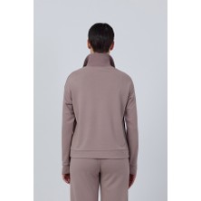 Yaka Fermuar Detaylı Sweatshirt  084