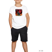 Z zepplin Iron Maiden Turk Beyaz Çocuk Tişört
