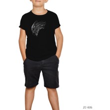 Z zepplin Predator Siyah Çocuk T-Shirt