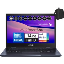 Asus Expertbook B3 Flip B3402FVA Intel Core I5-1335U 16GB 2tb SSD 14" Fhd Dokunmatik WIN11HOME Taşınabilir Bilgisayar B3402I58512S0D19+ZETTAÇANTA