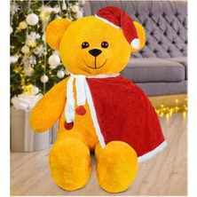 Özgüner Oyuncak Ayıcı Oyuncak 100 cm Pelerinli Noel Baba Ayıcık Yeni Yıl , Yılbaşı Hediyesi