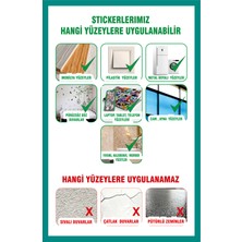 Bizerk Görsel Sevimli Hayvanlar Balon Çocuk Odası Kreş Anaokulu Duvar Yapışkanı Sticker