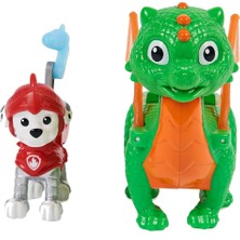 Paw Patrol Kurtarma Şovalyeleri ve Ejderha Ikili Set Marshall ve Dragon Jade