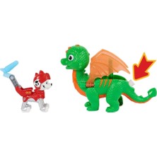 Paw Patrol Kurtarma Şovalyeleri ve Ejderha Ikili Set Marshall ve Dragon Jade